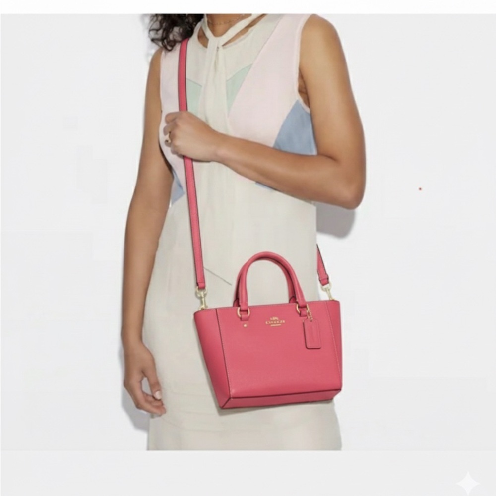 Coach Alice Satchel Bag in Watermelon (Style CA224) Like New authentic - Picture 16 of 17